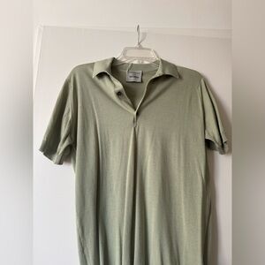 Todd Snyder Green Polo Shirt Short Sleeve Knit